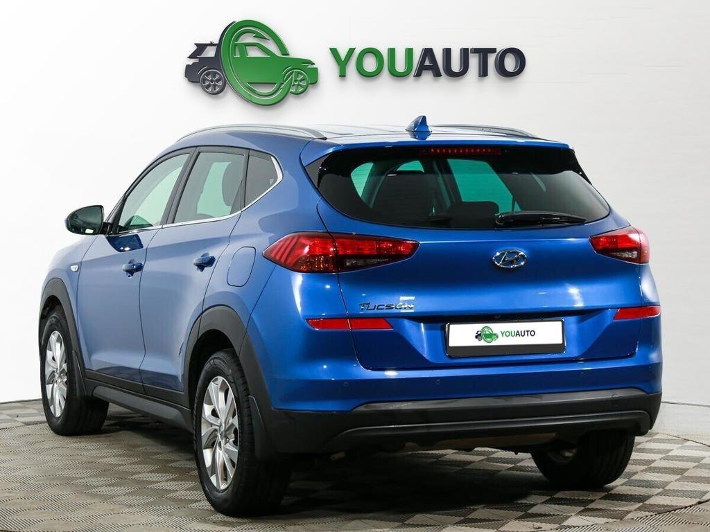 Hyundai Tucson 2020, синий