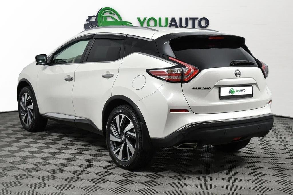 Nissan Murano 2019, белый