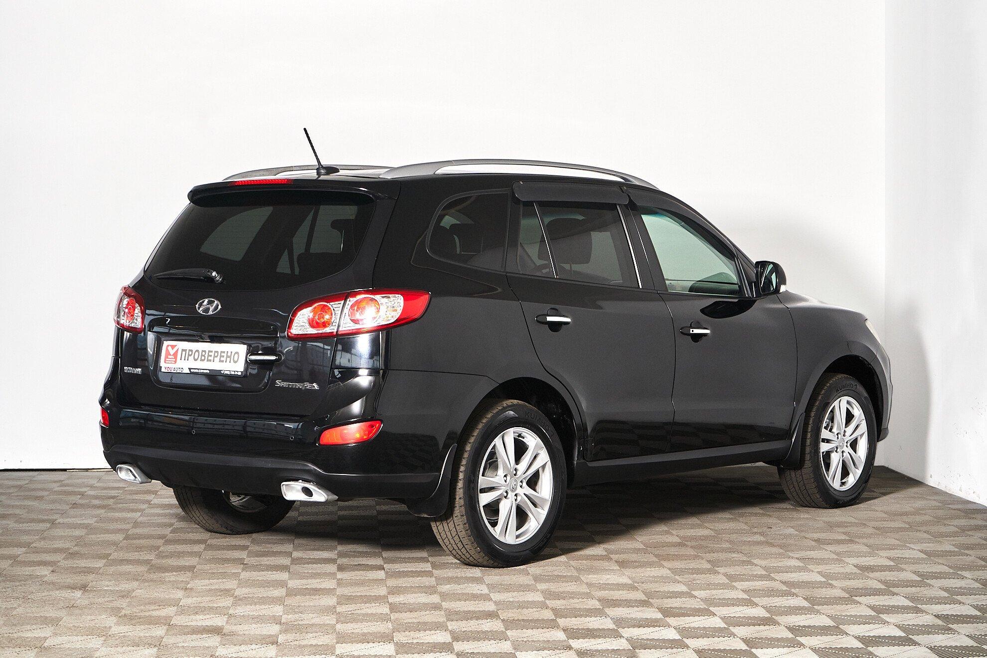 Hyundai Santa Fe 2011, черный