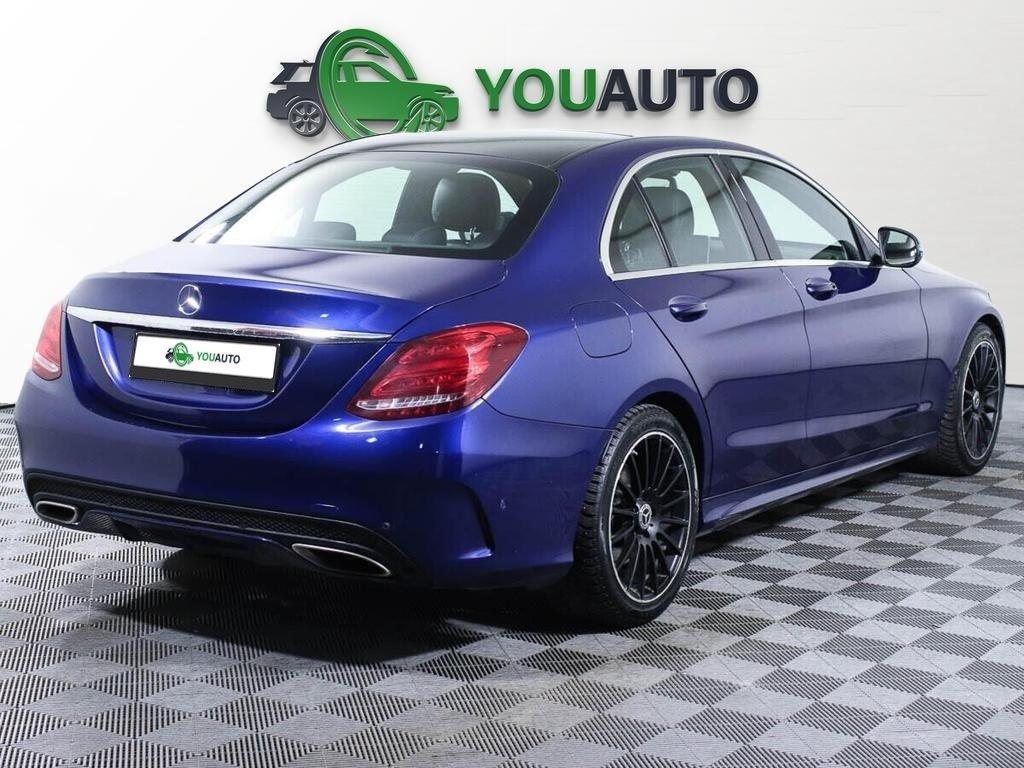Mercedes-Benz C-Класс 2016, синий