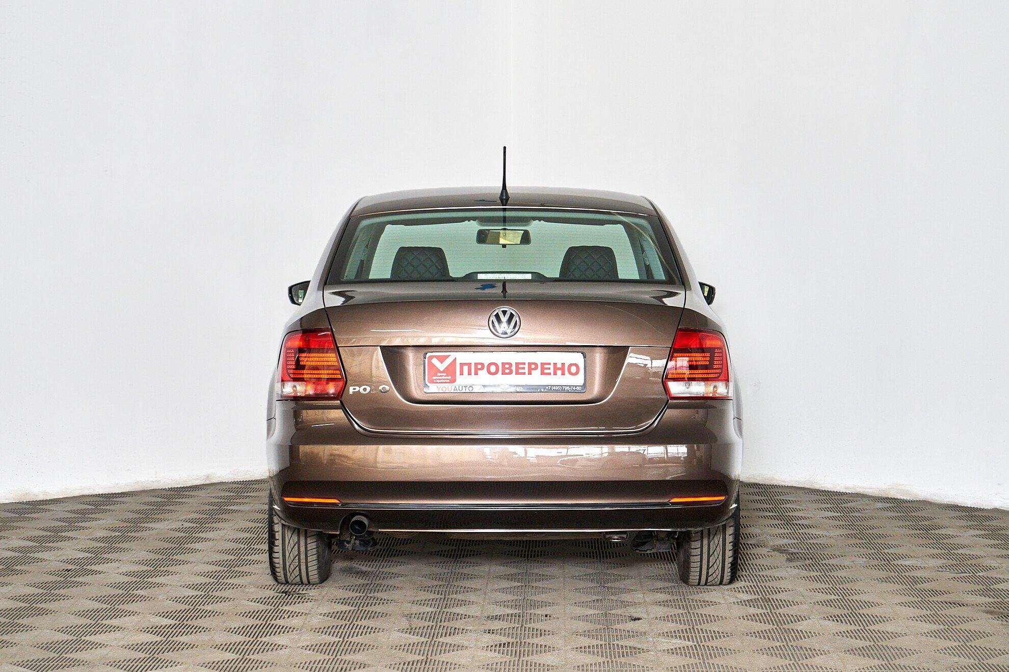Volkswagen Polo 2019, коричневый
