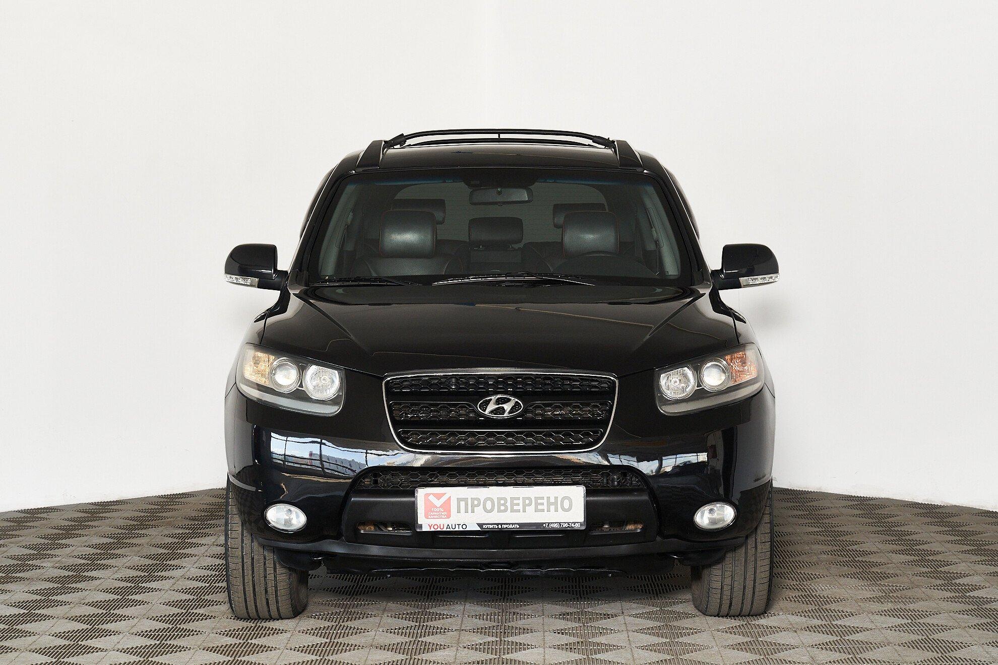 Hyundai Santa Fe 2009, черный