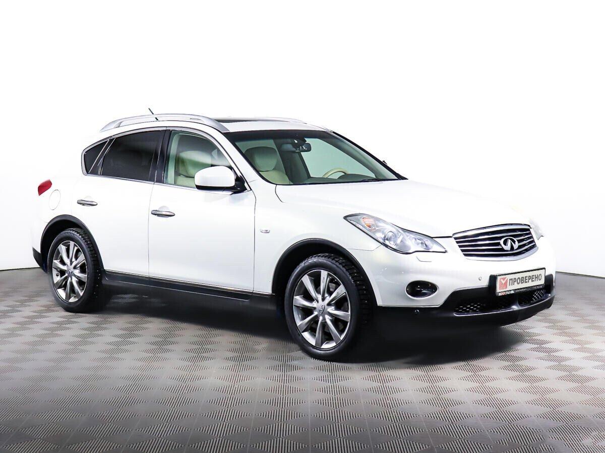 Infiniti EX 2012, белый