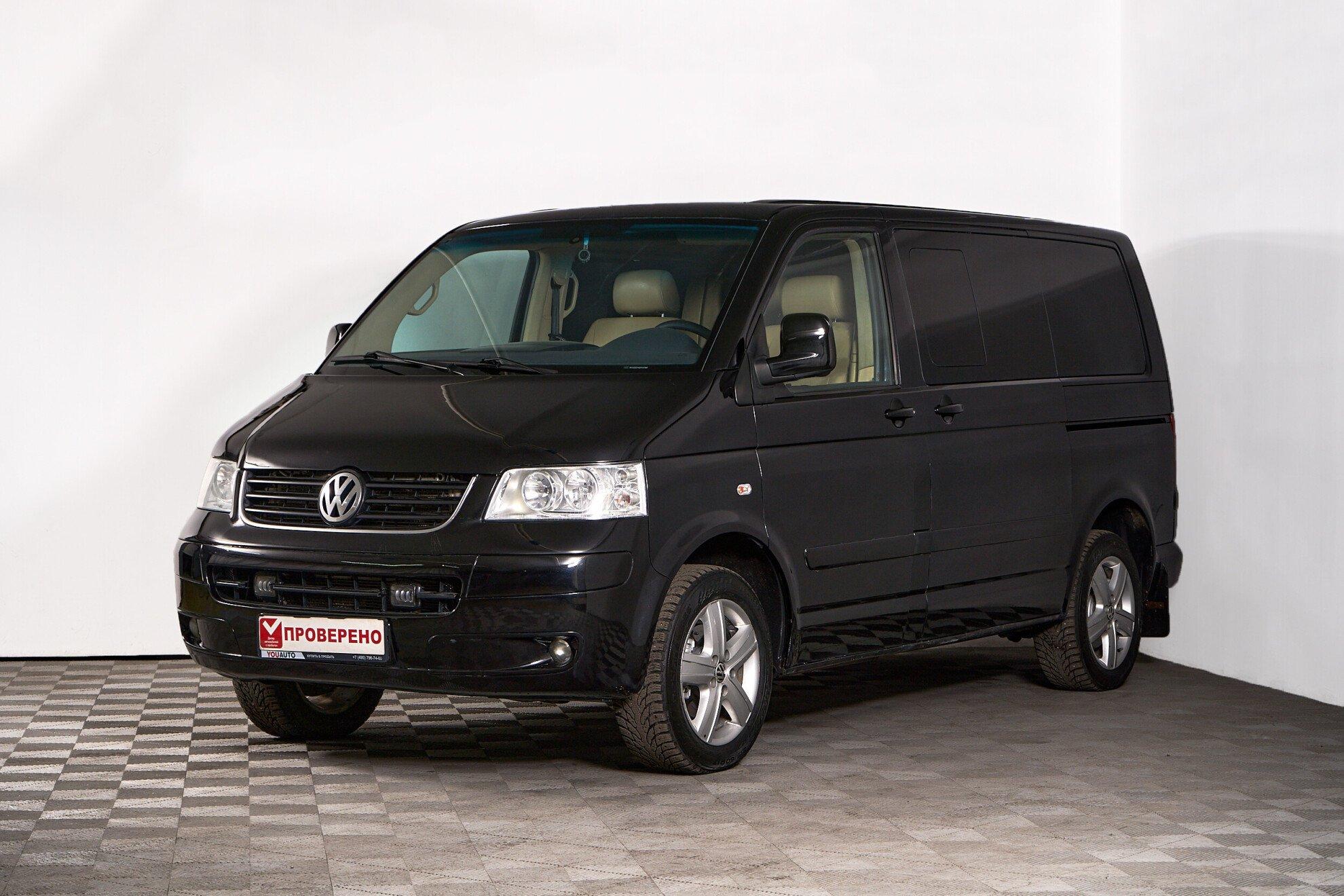 Volkswagen Multivan 2008, черный