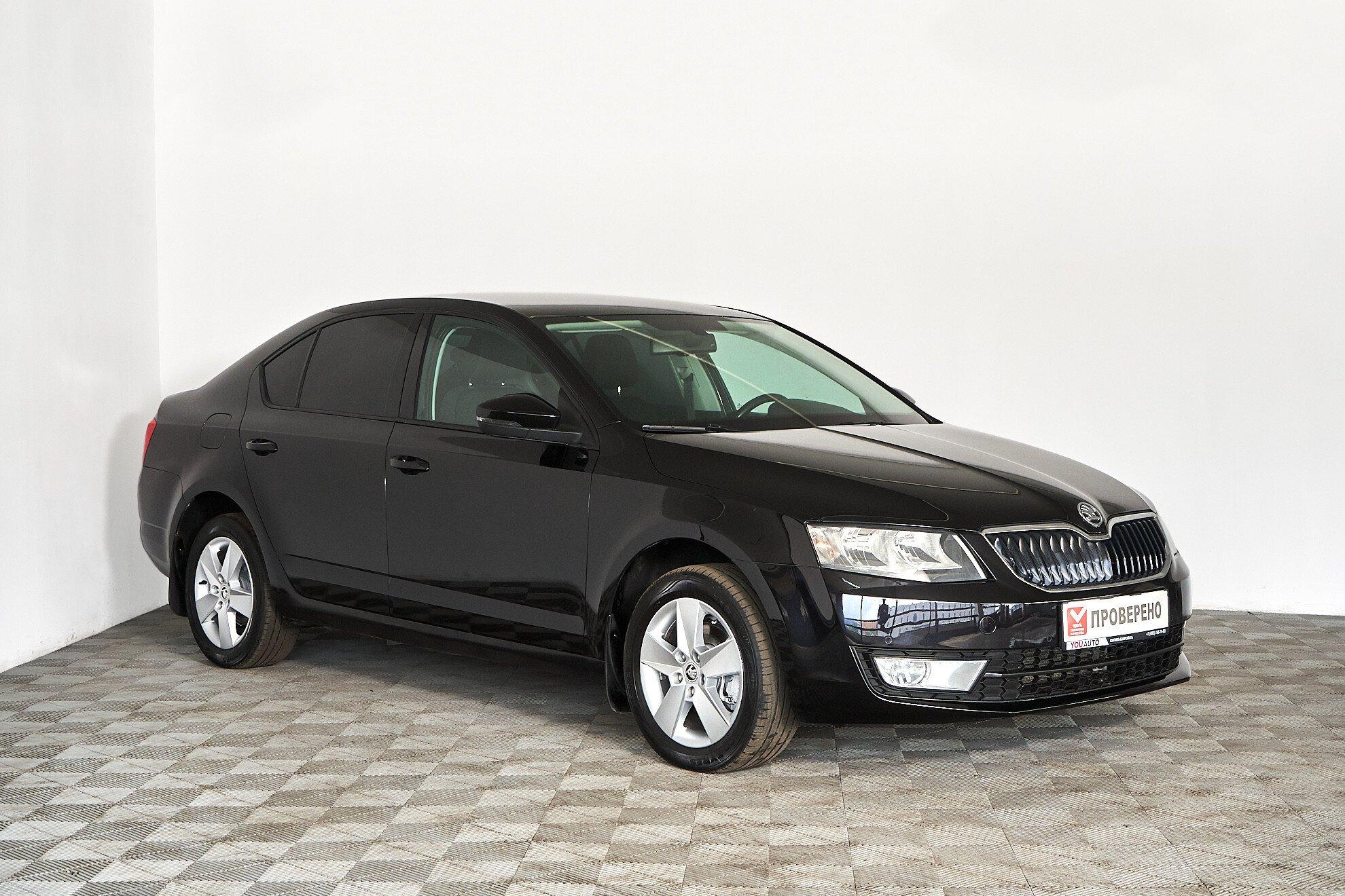 Skoda Octavia 2016, черный