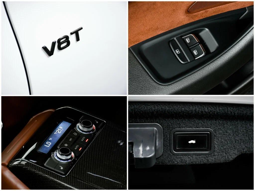Audi A8 2014, белый
