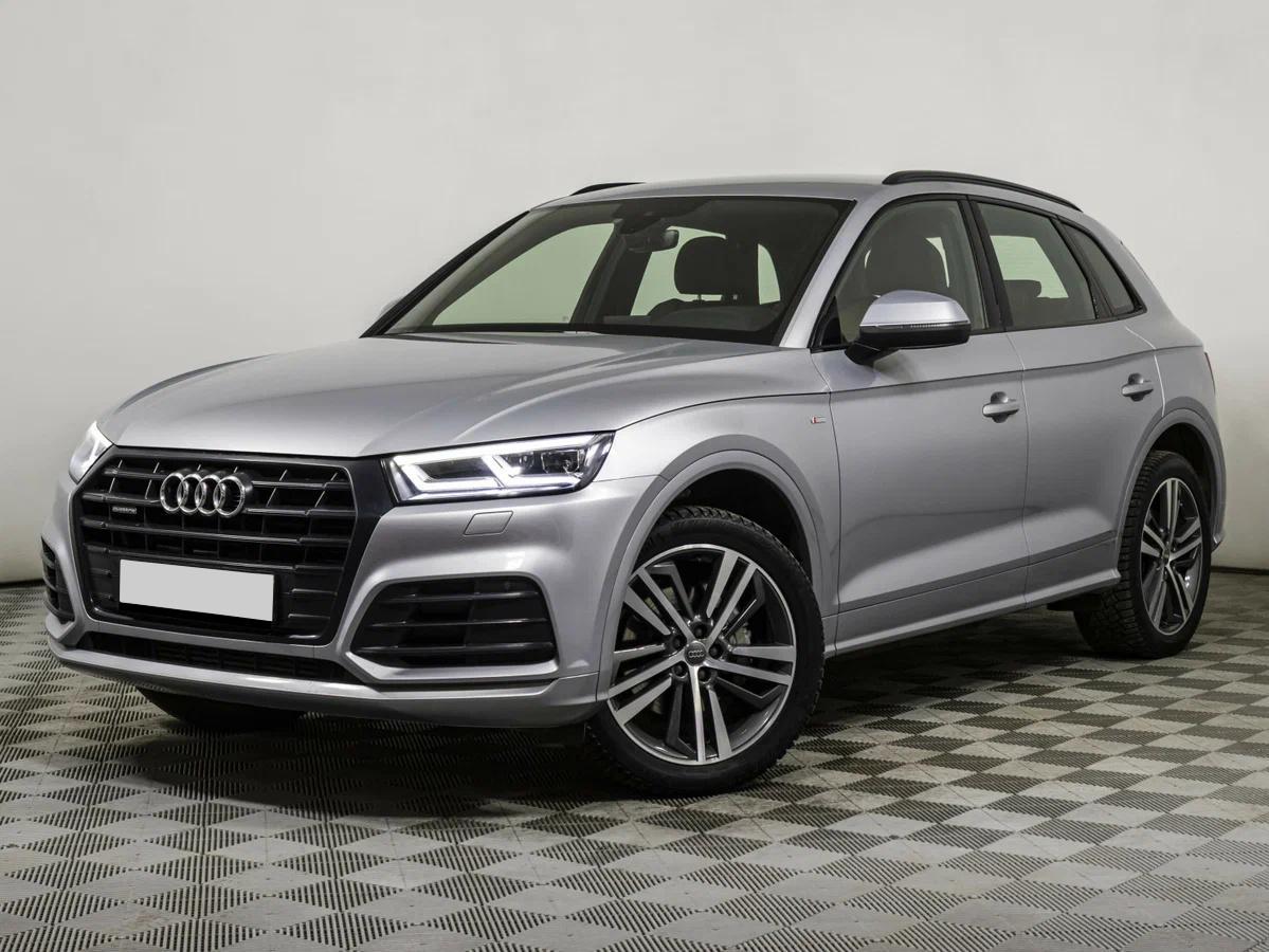 Audi Q5 2018, серебряный