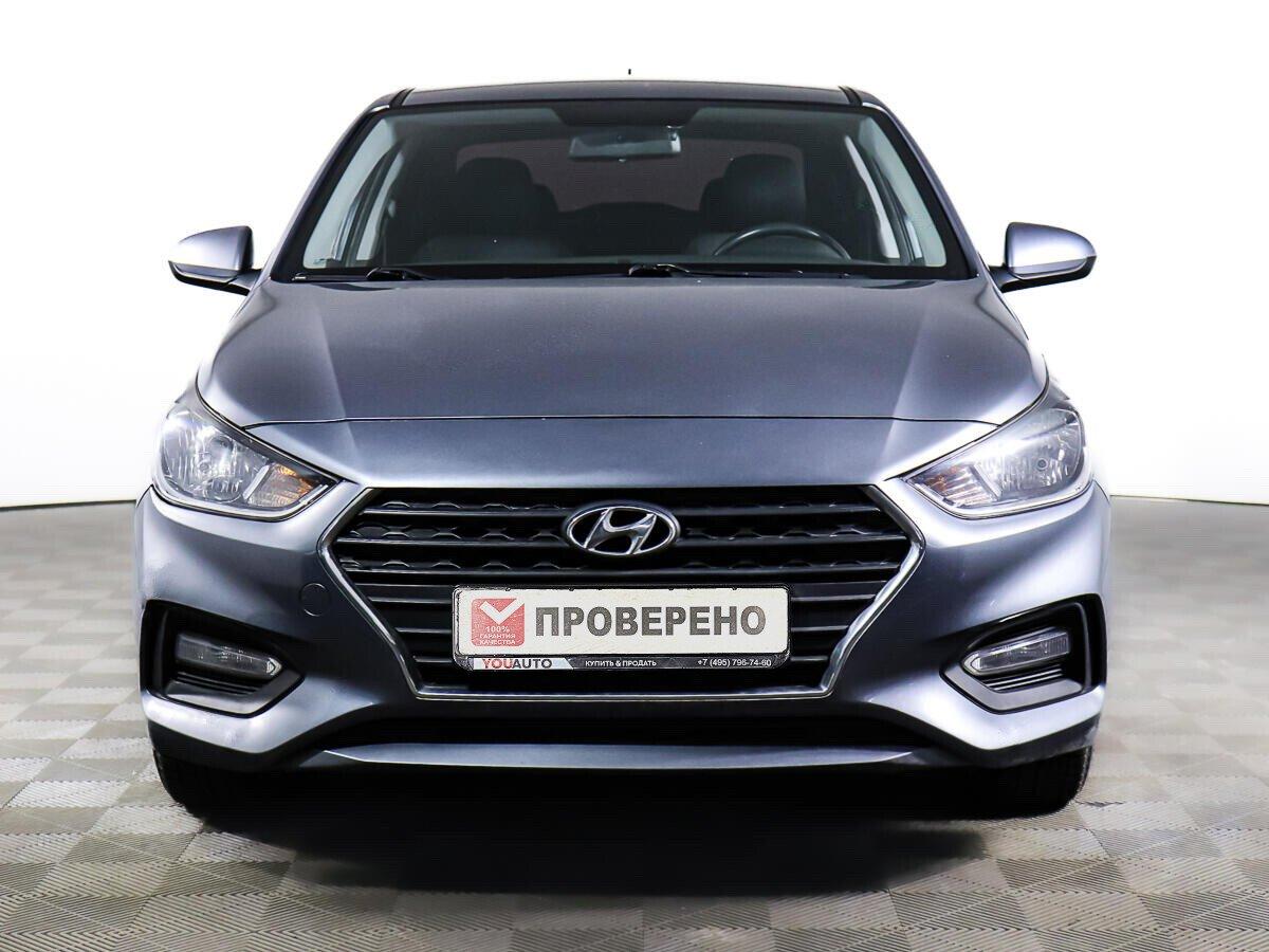 Hyundai Solaris 2019, серый
