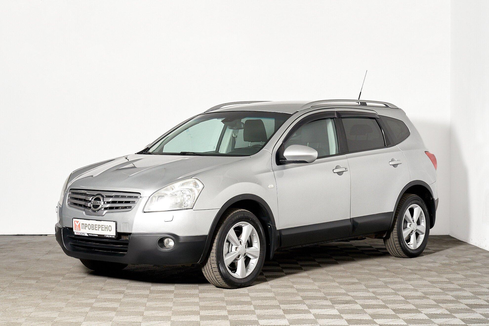 Nissan Qashqai+2 2008, серебряный