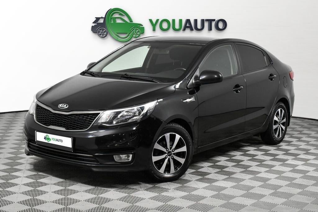 Kia Rio 2016, черный