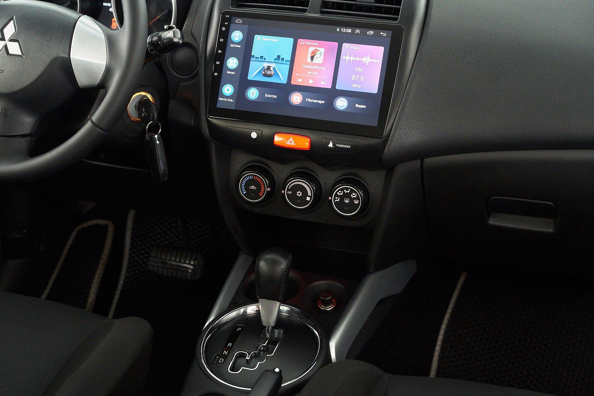 Mitsubishi ASX 2012, черный