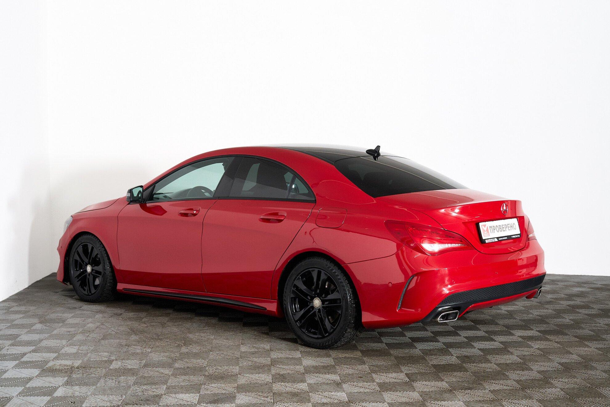 Mercedes-Benz CLA 2014, красный