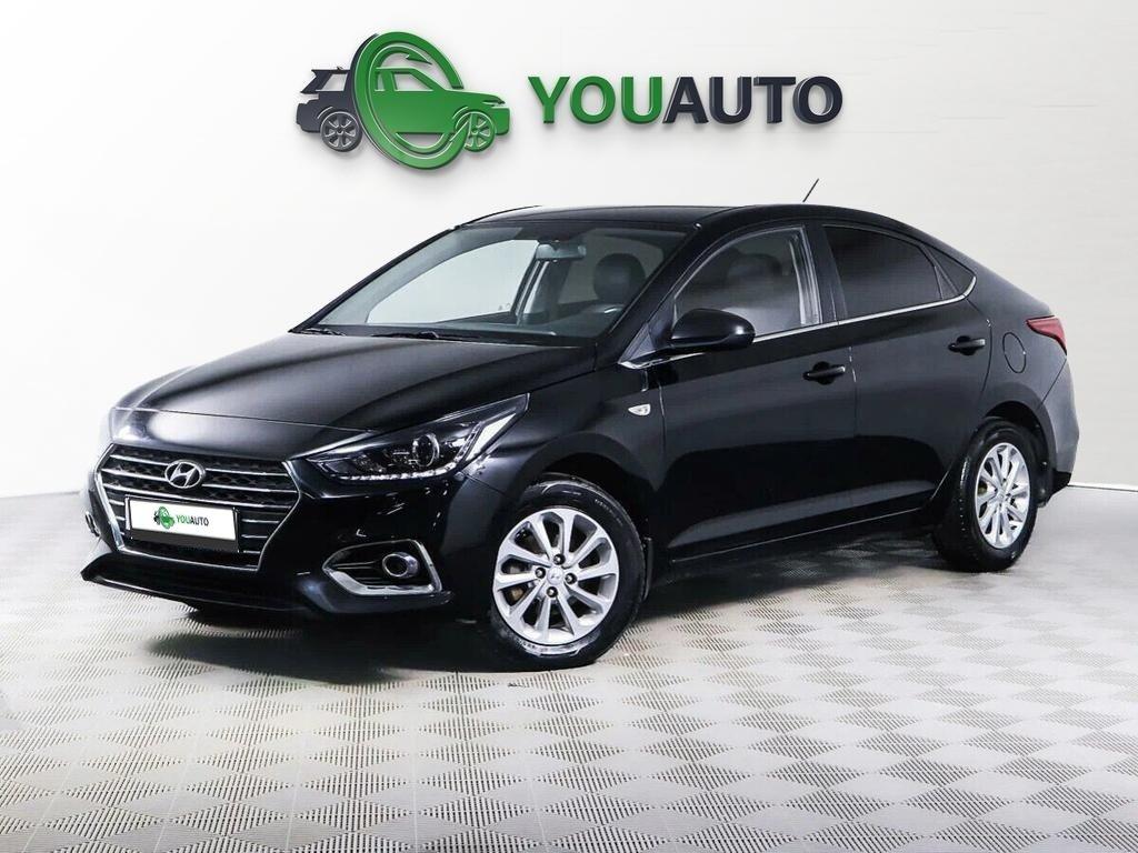 Hyundai Solaris 2020, черный