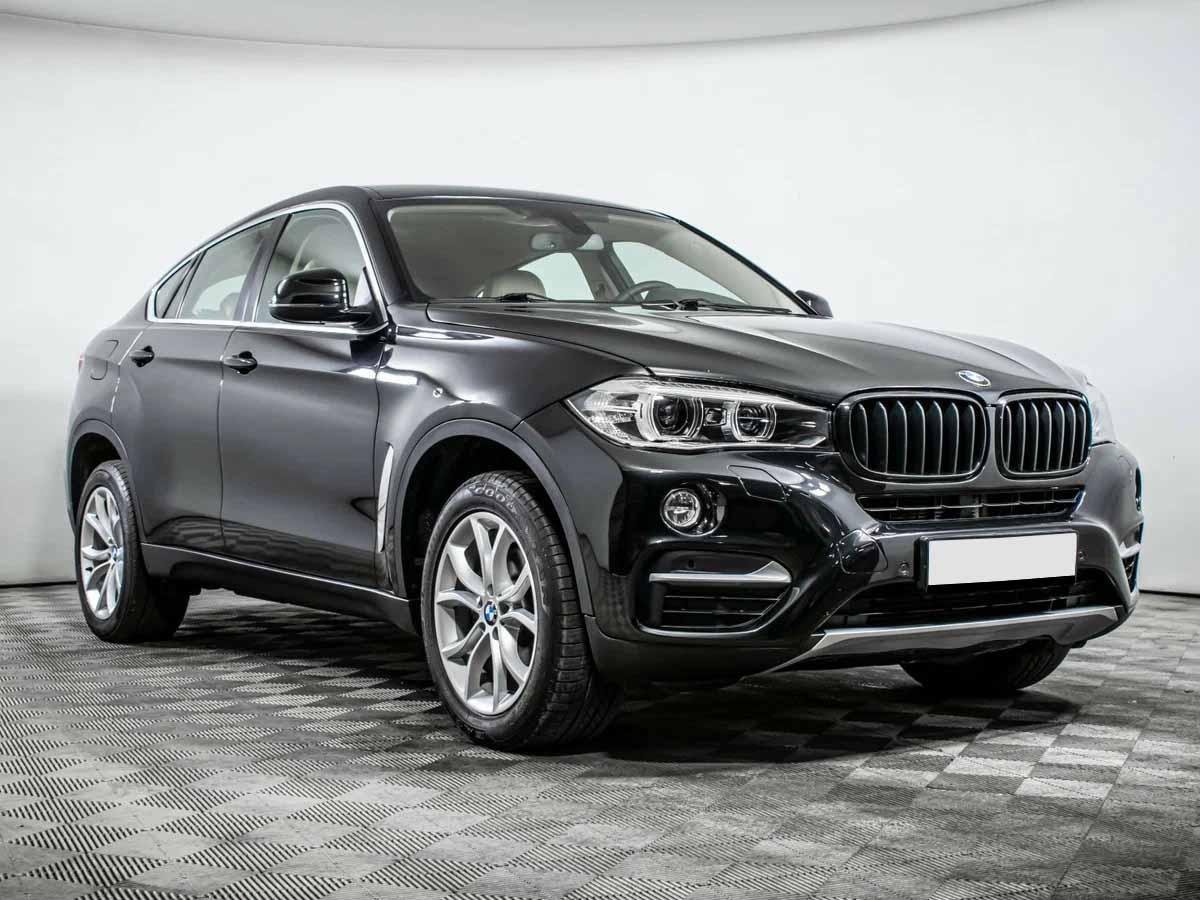 BMW X6 2016, черный