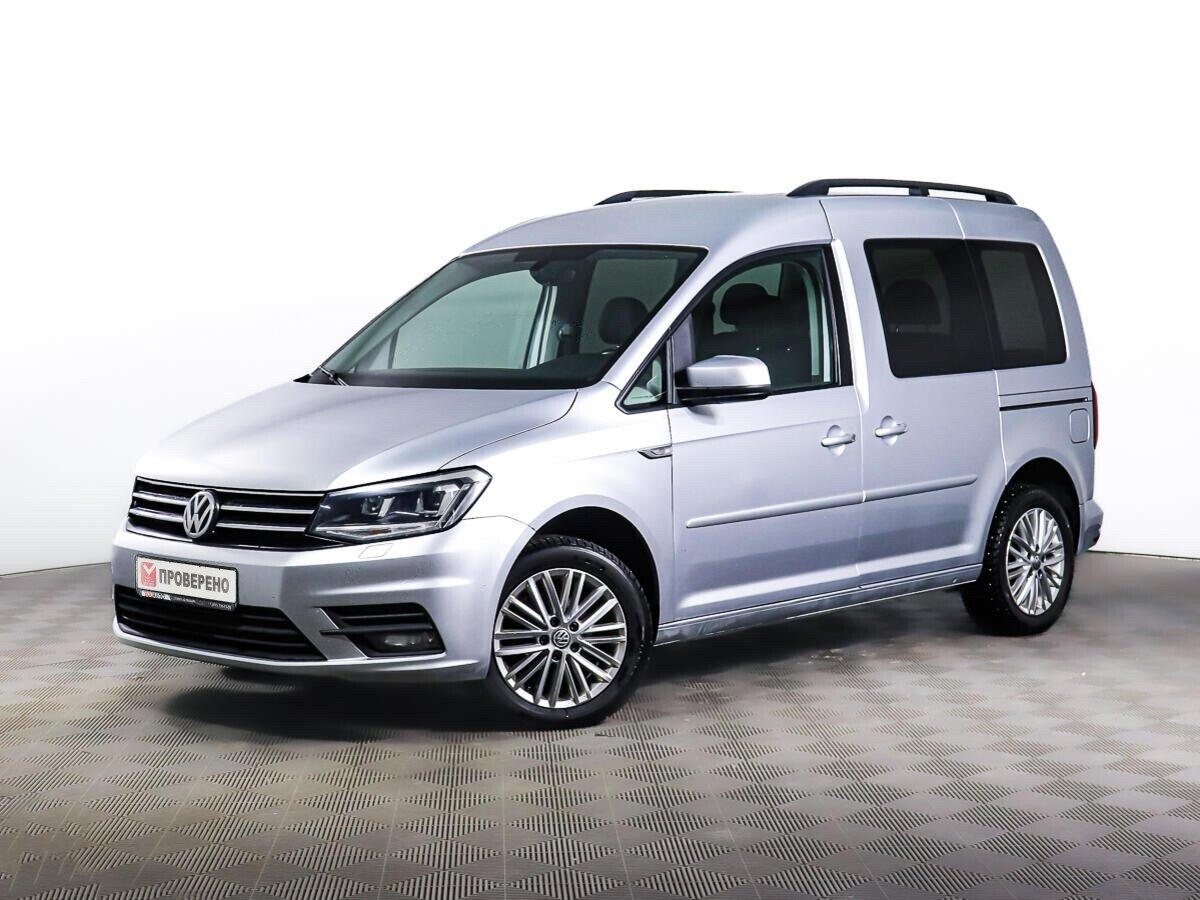 Volkswagen Caddy 2015, серебряный