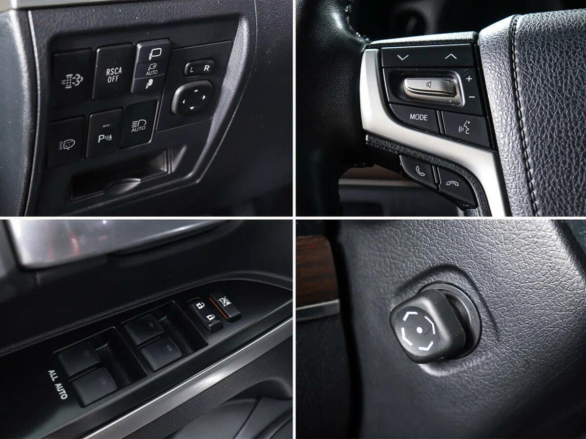 Toyota Land Cruiser 2018, черный