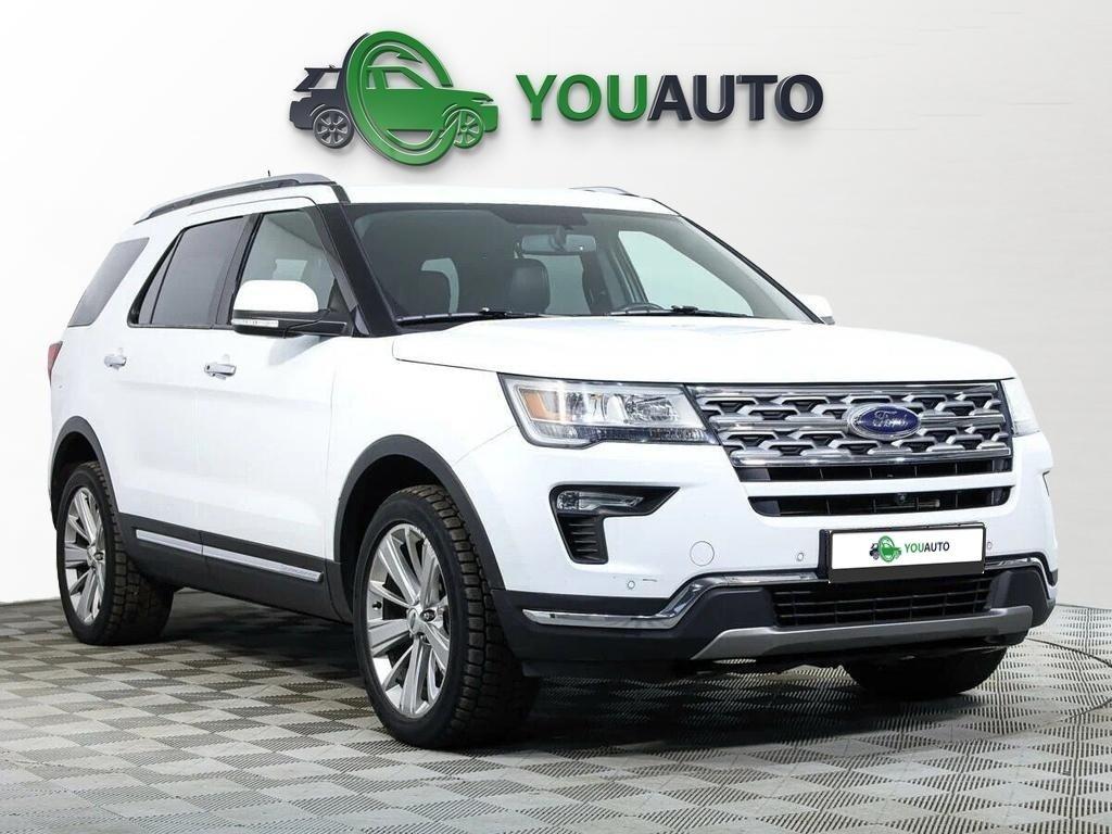 Ford Explorer 2018, белый