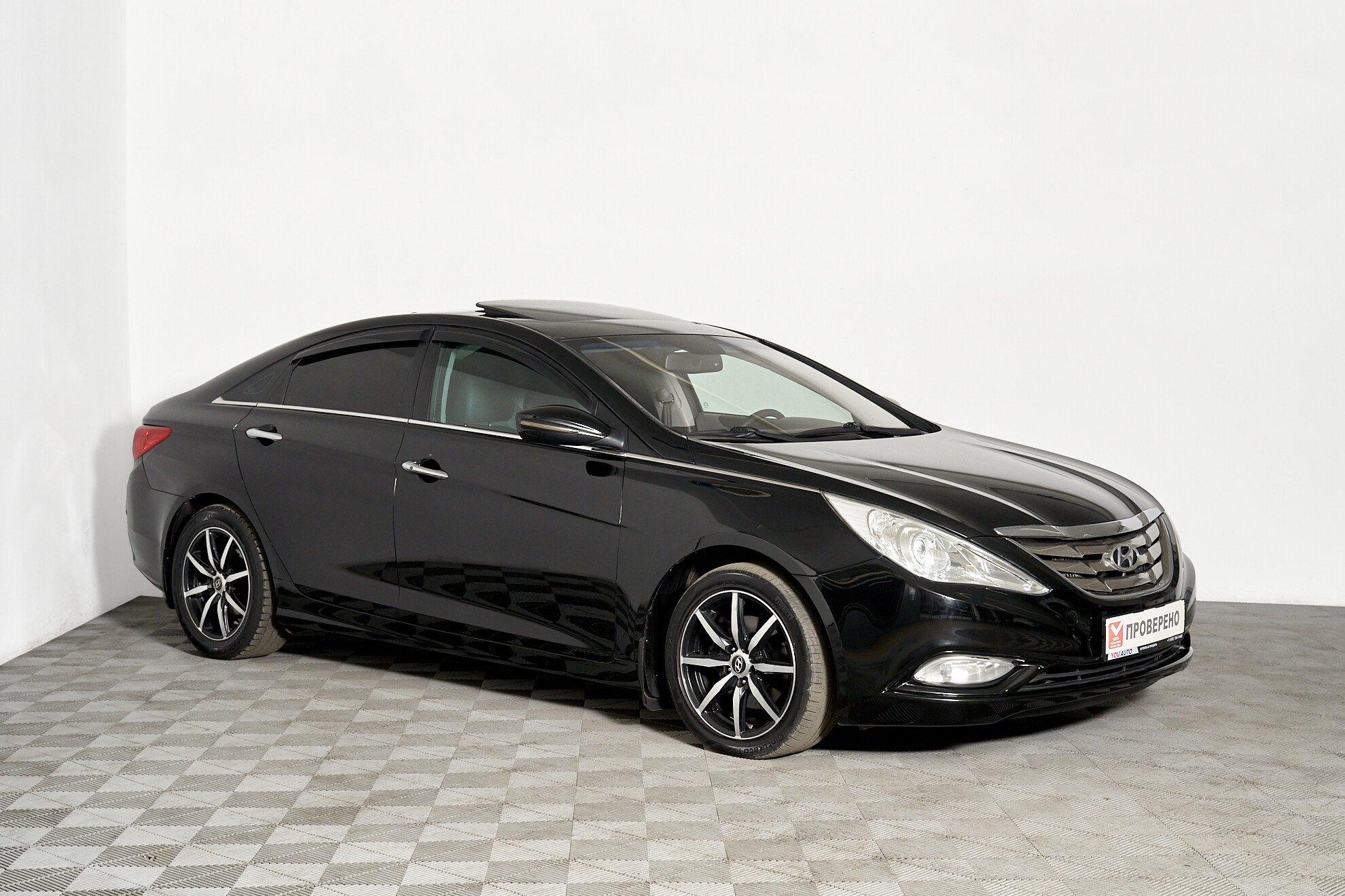 Hyundai Sonata 2011, черный