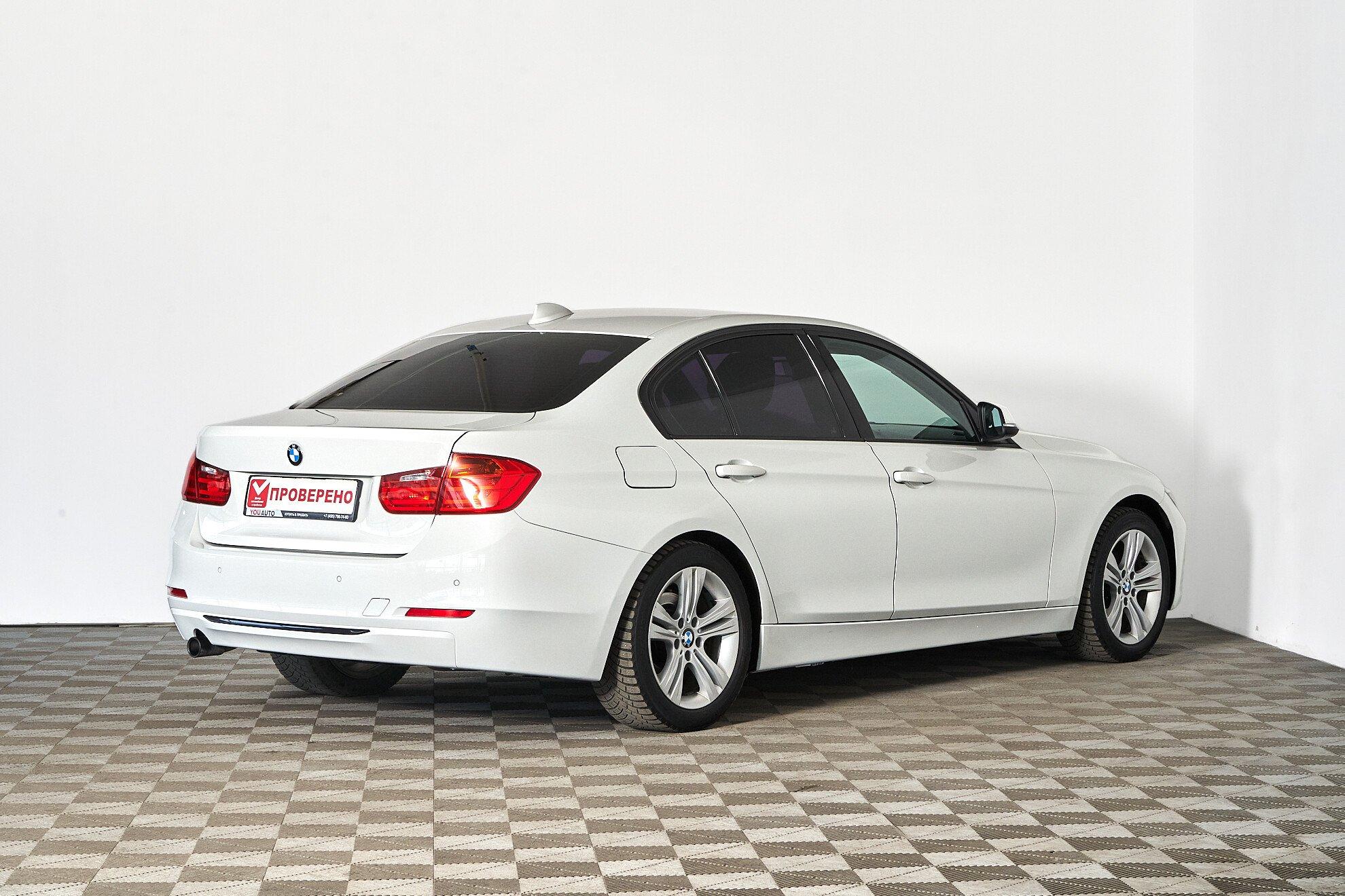 BMW 3 серии 2013, белый
