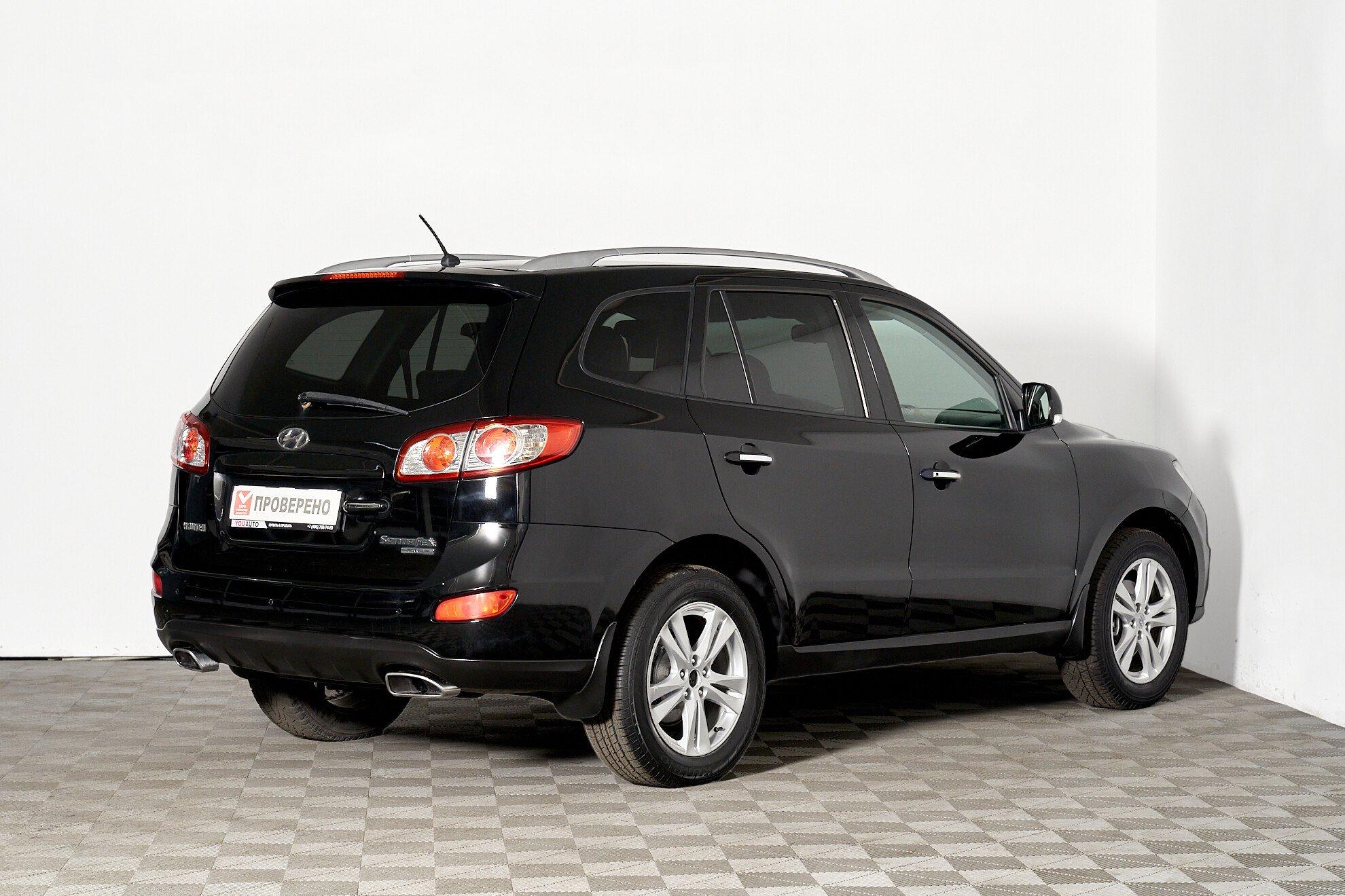 Hyundai Santa Fe 2010, черный