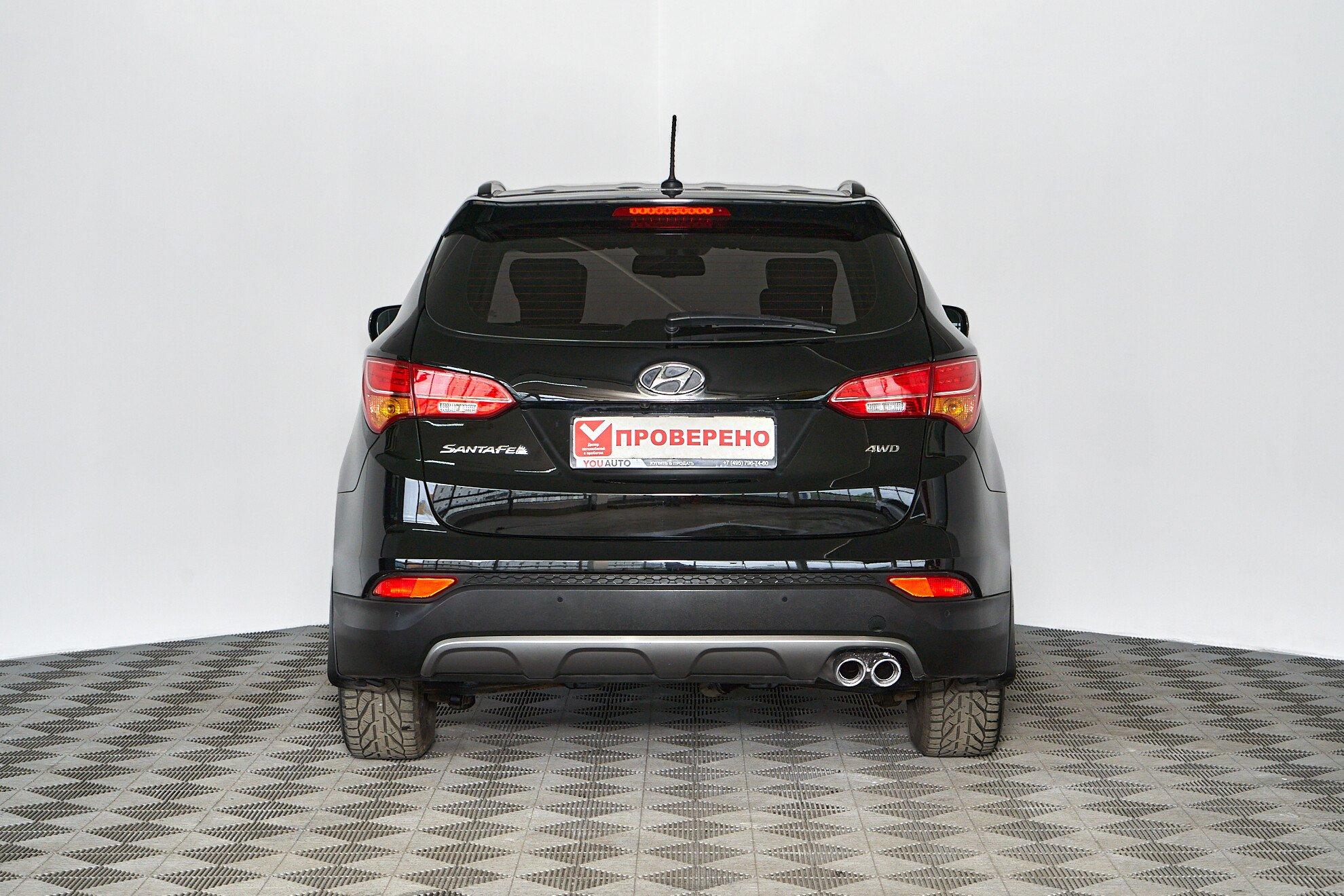 Hyundai Santa Fe 2013, черный