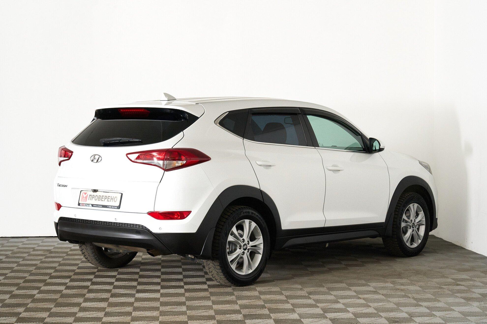 Hyundai Tucson 2017, белый