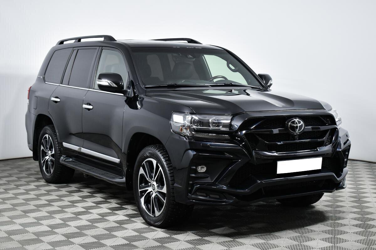 Toyota Land Cruiser 2019, черный