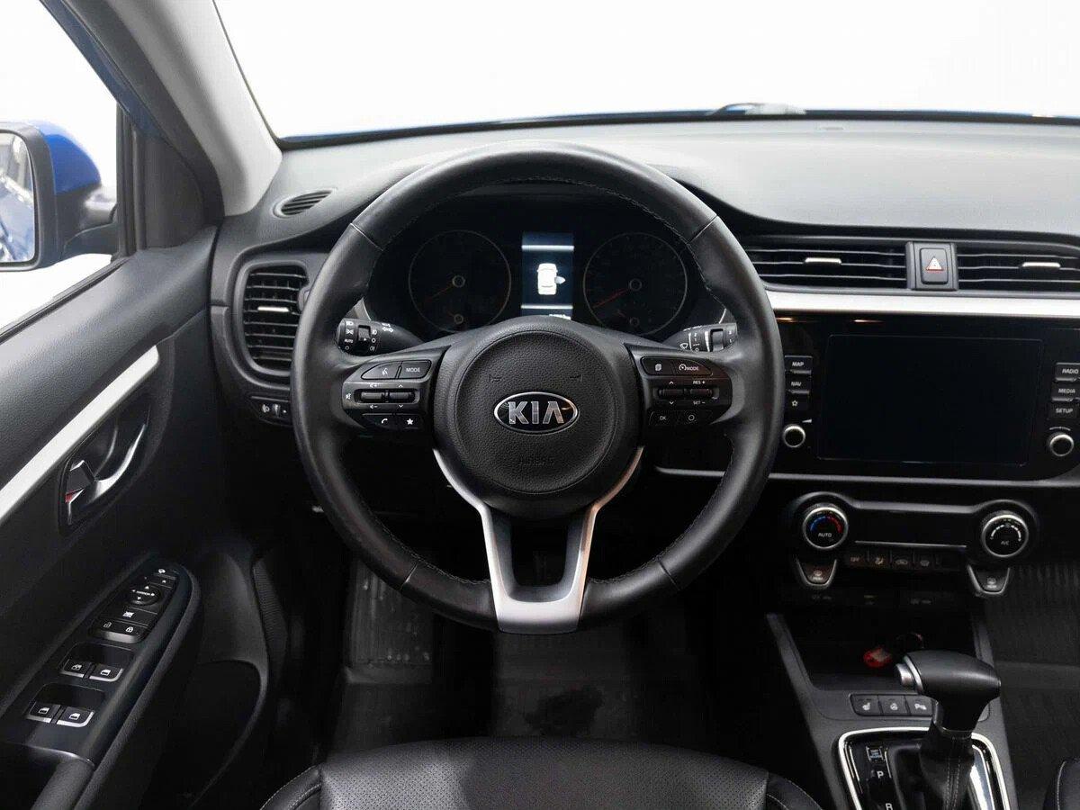 Kia Rio 2021, синий