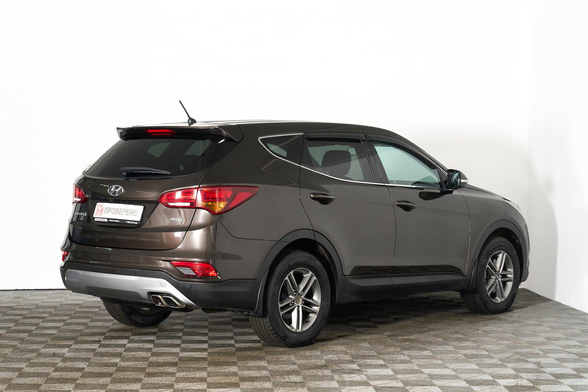 Hyundai Santa Fe 2015, коричневый