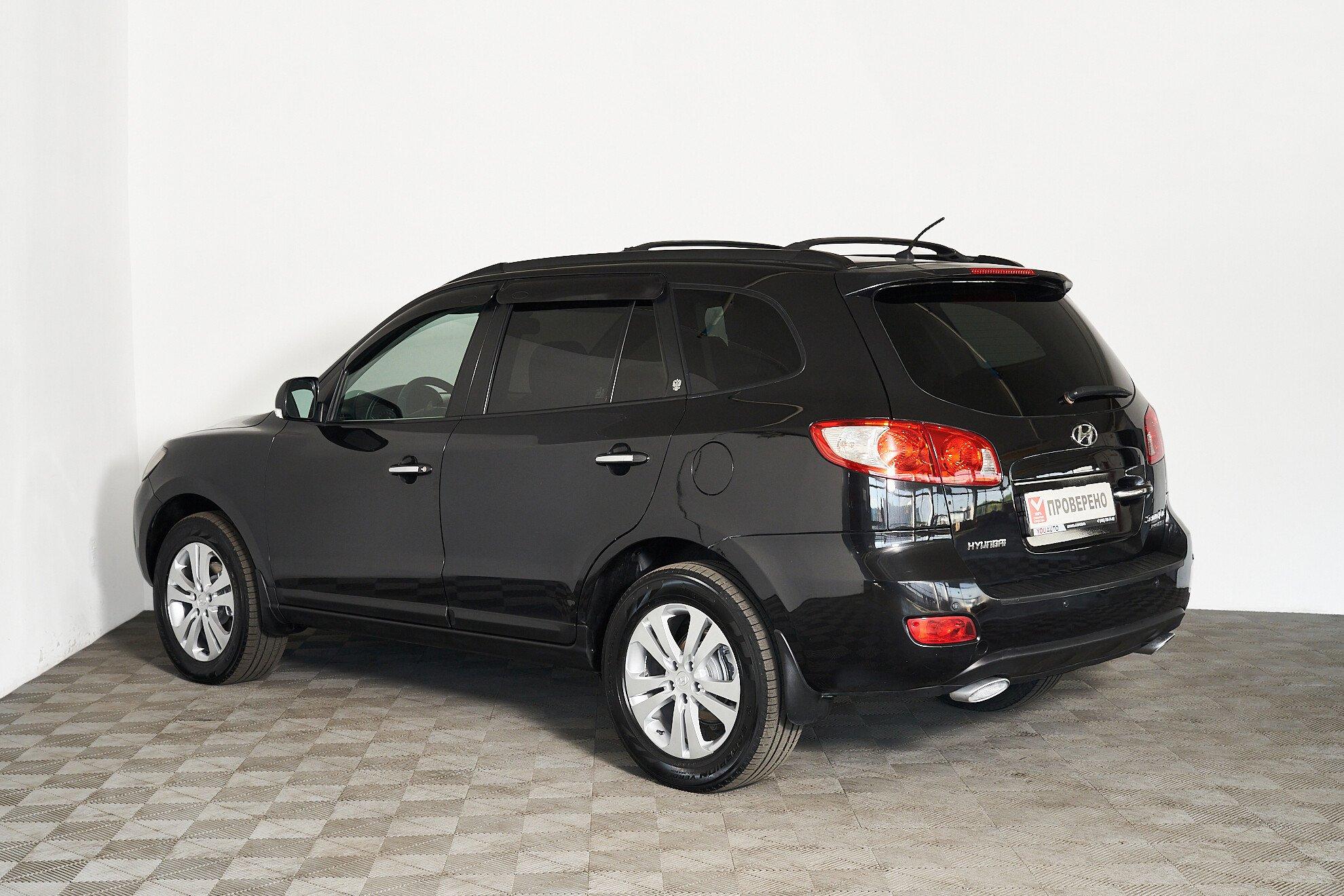 Hyundai Santa Fe 2009, черный