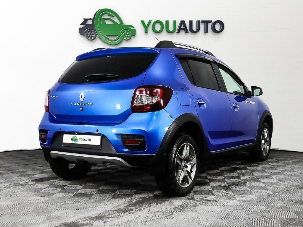 Renault Sandero 2018, синий