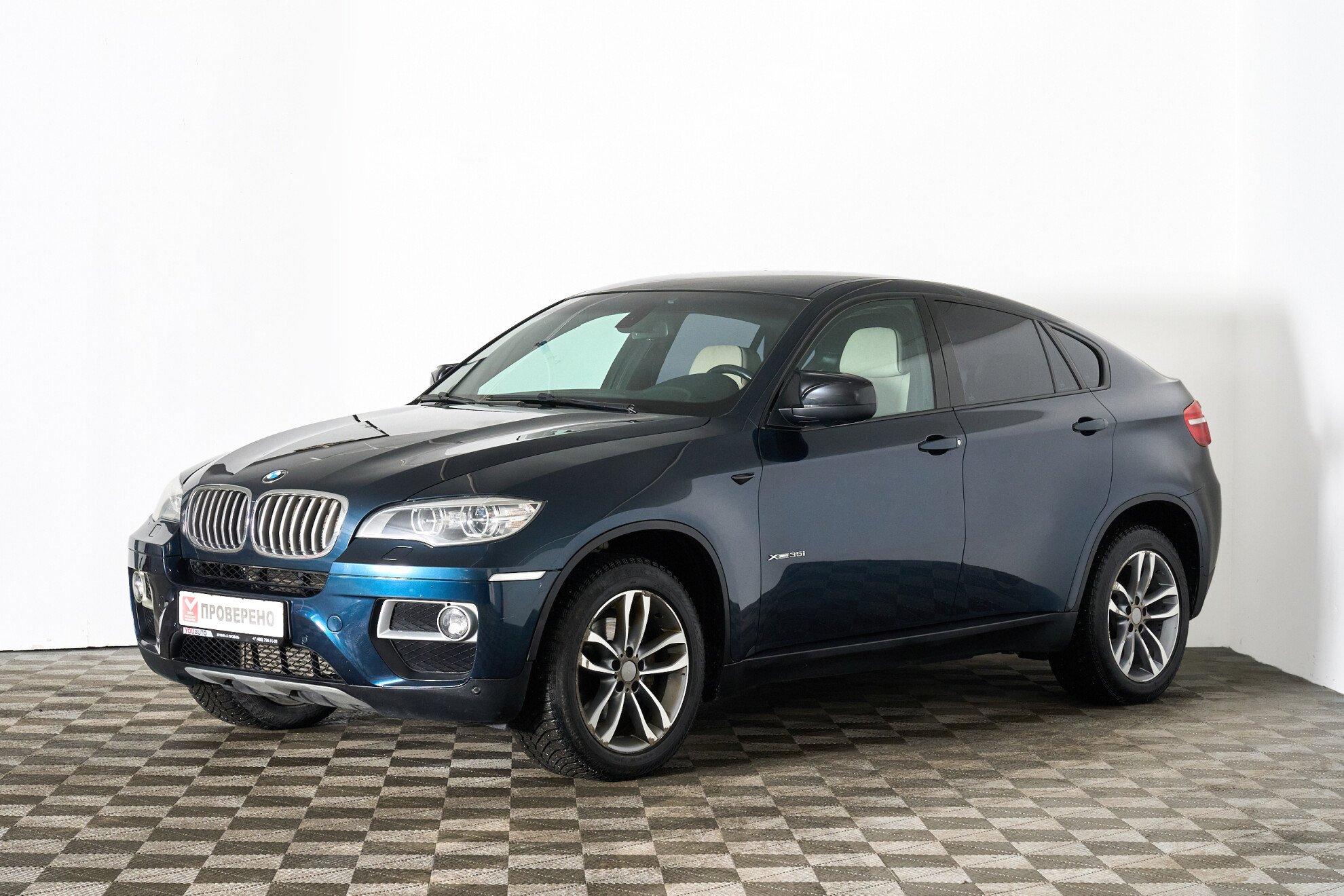 BMW X6 2012, синий
