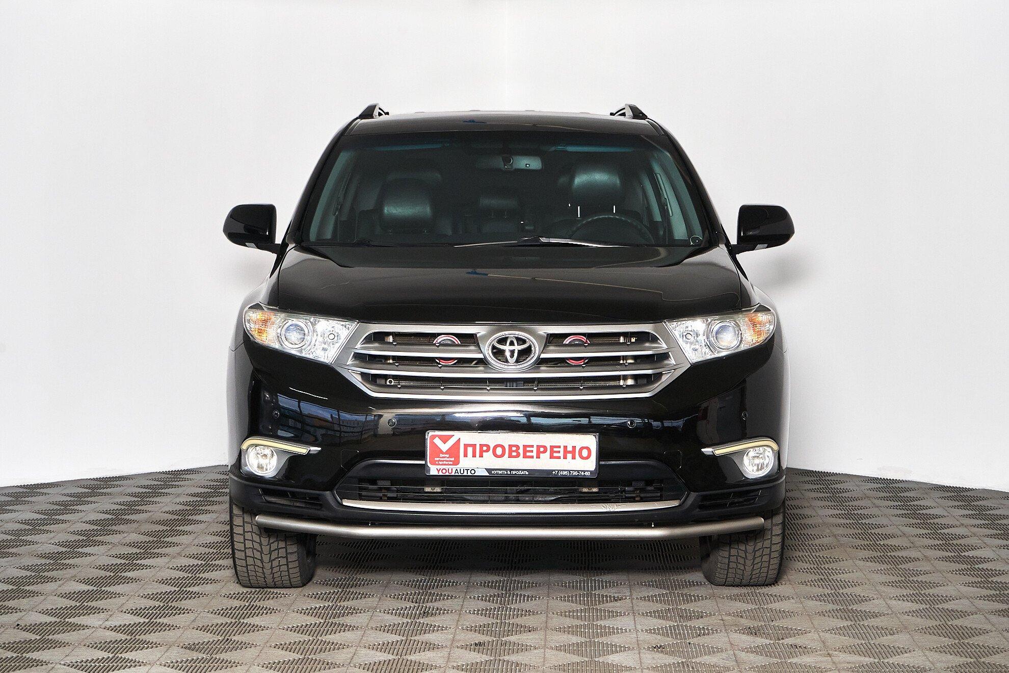 Toyota Highlander 2011, черный
