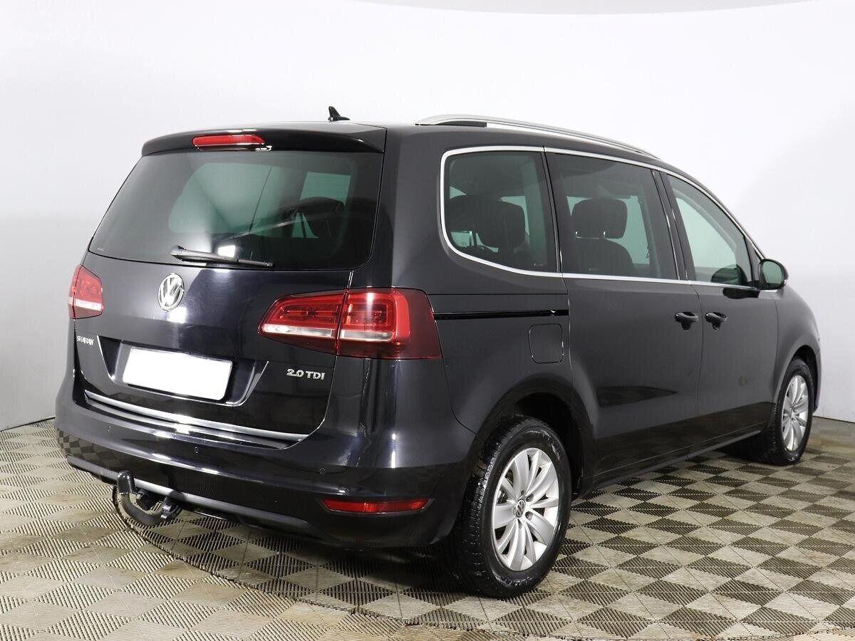 Volkswagen Sharan 2017, черный