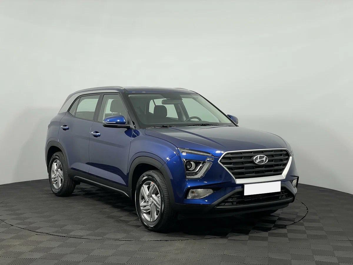 Hyundai Creta 2022, синий