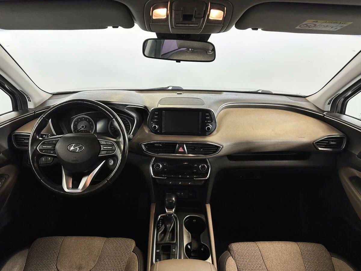 Hyundai Santa Fe 2020, бежевый
