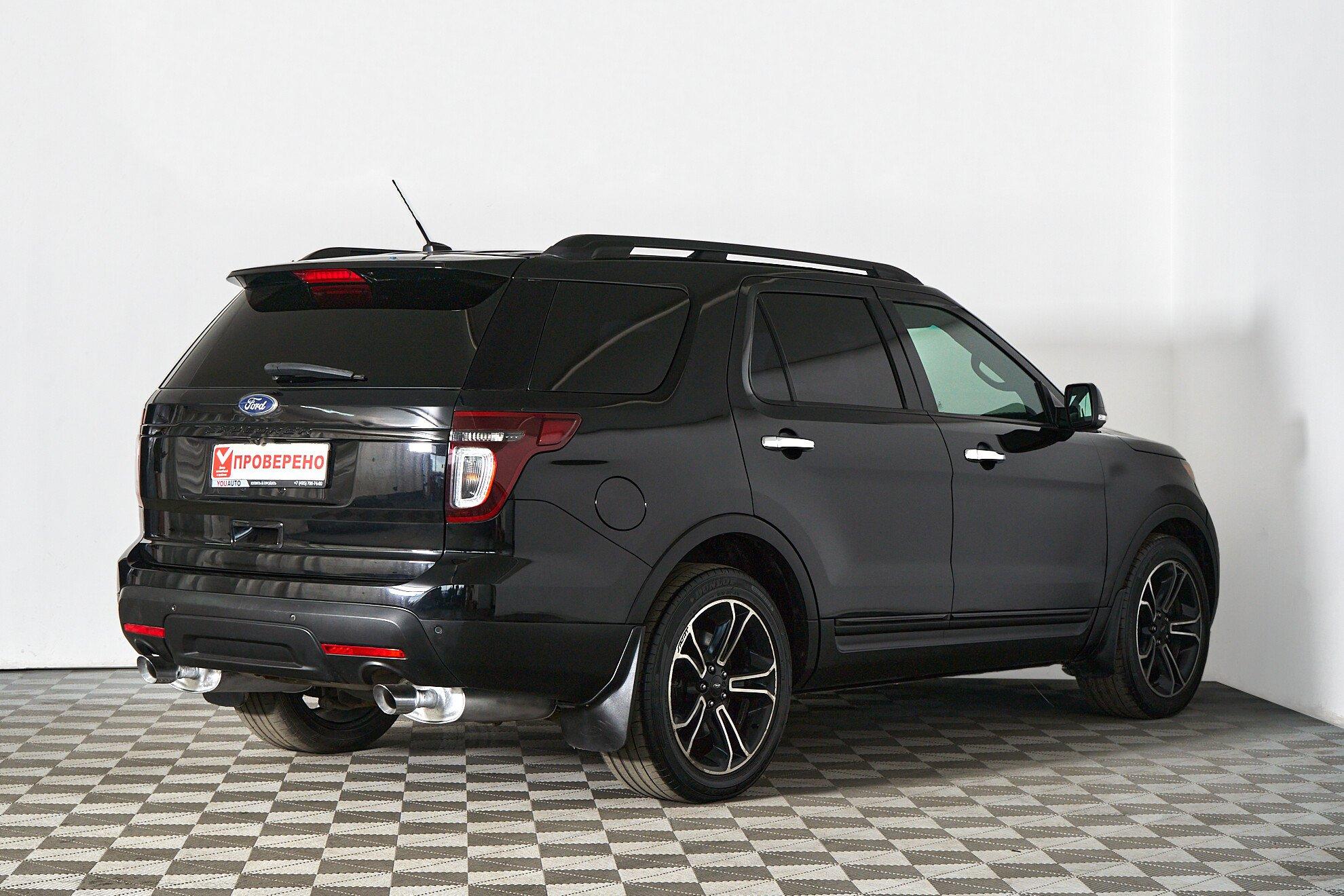 Ford Explorer 2014, черный
