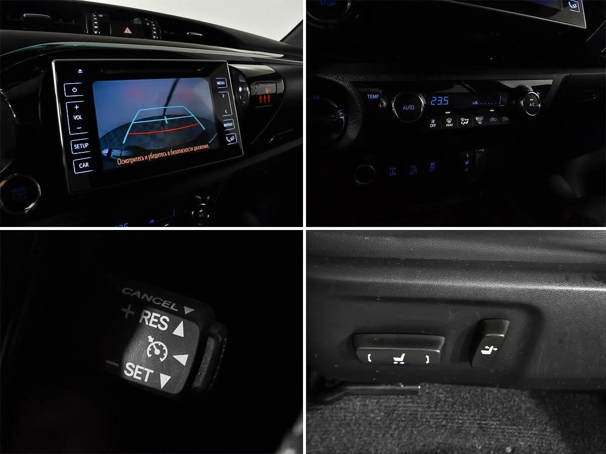 Toyota Hilux 2019, черный
