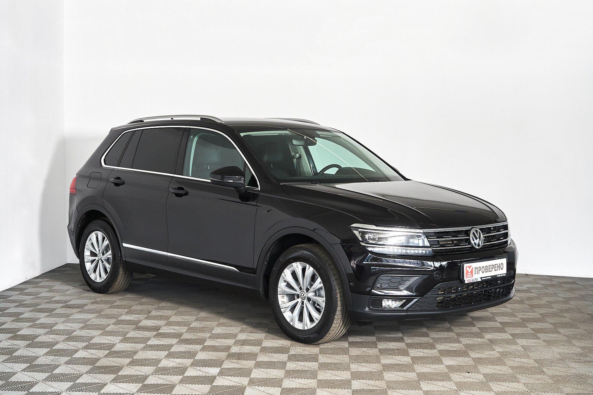 Volkswagen Tiguan 2017, черный