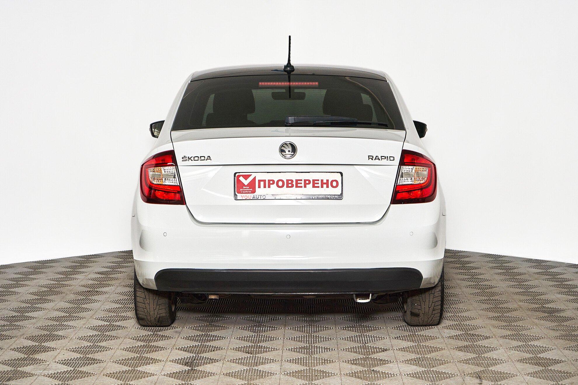 Skoda Rapid 2019, белый
