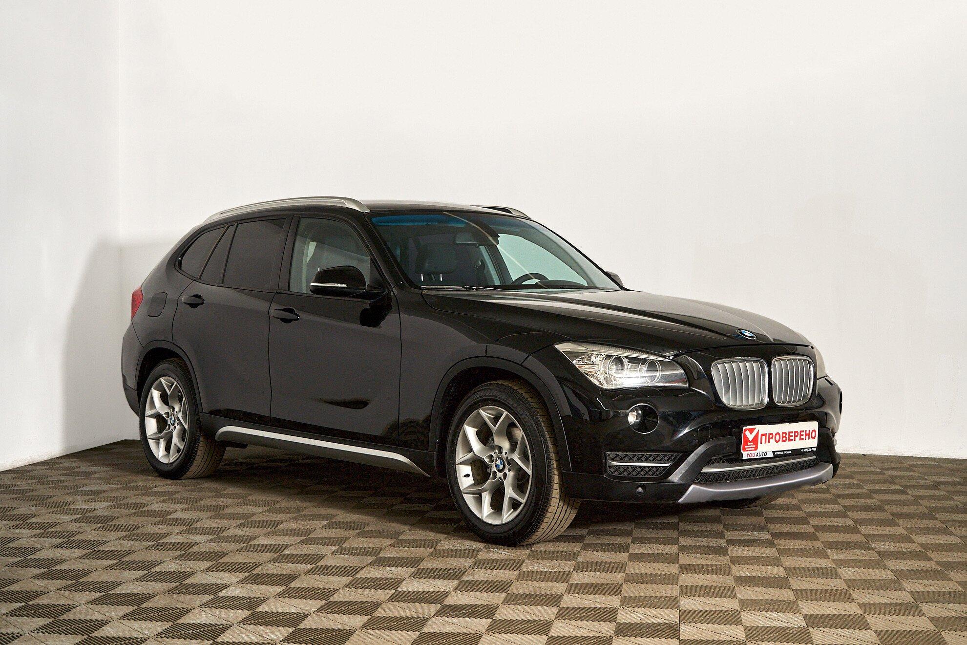 BMW X1 2013, черный