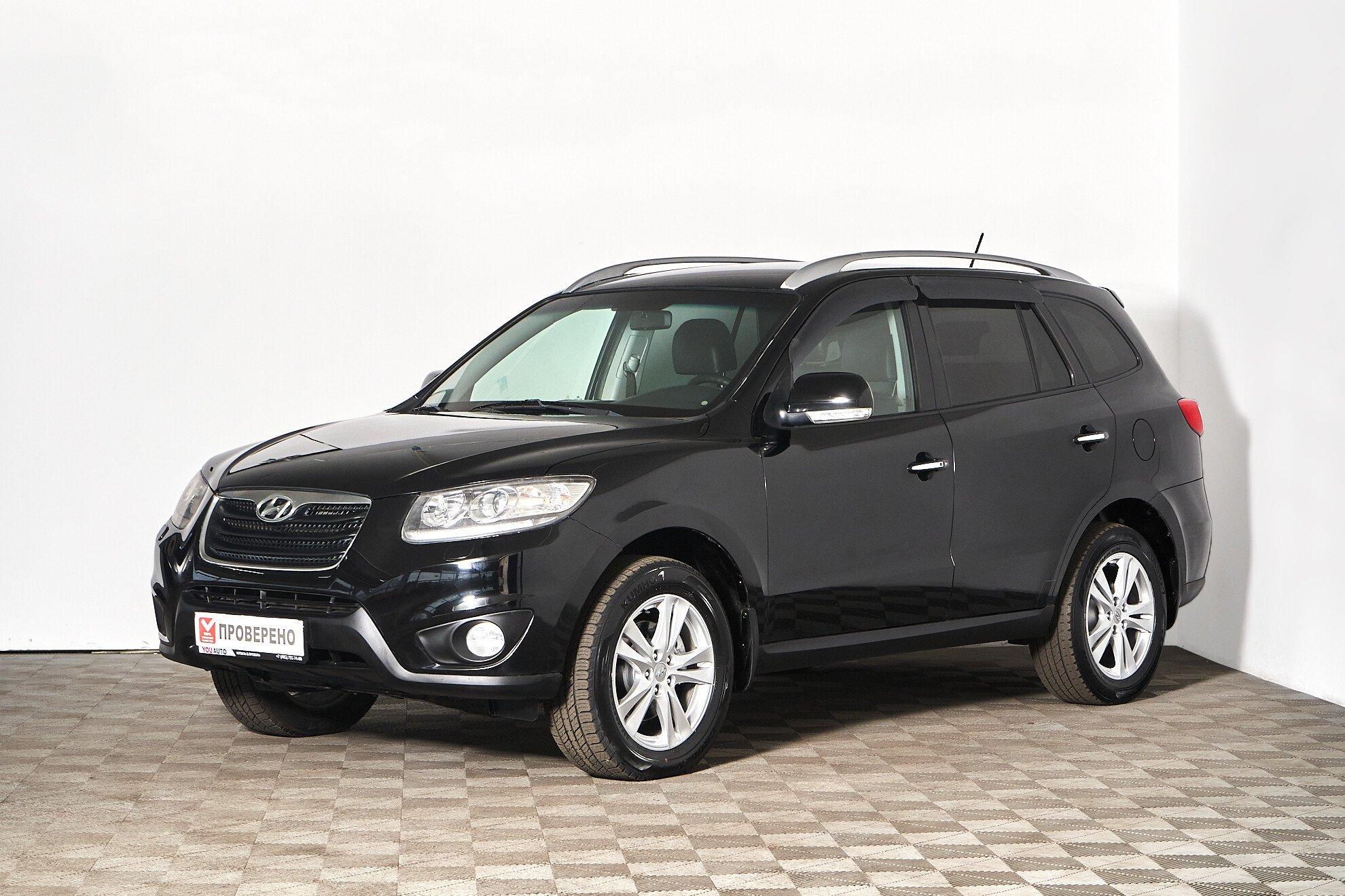 Hyundai Santa Fe 2011, черный