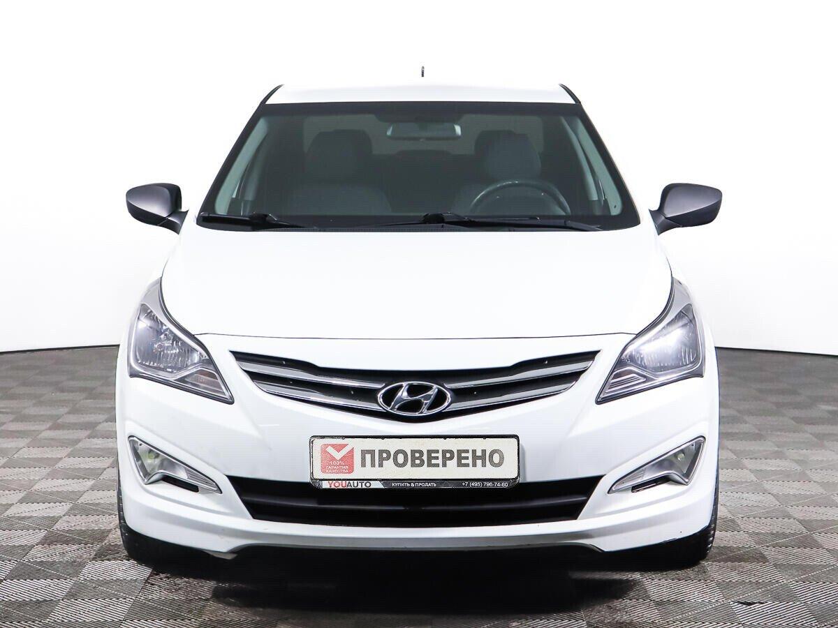 Hyundai Solaris 2016, белый