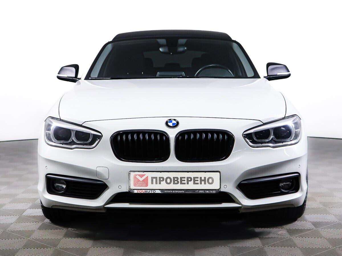BMW 1 серии 2017, белый