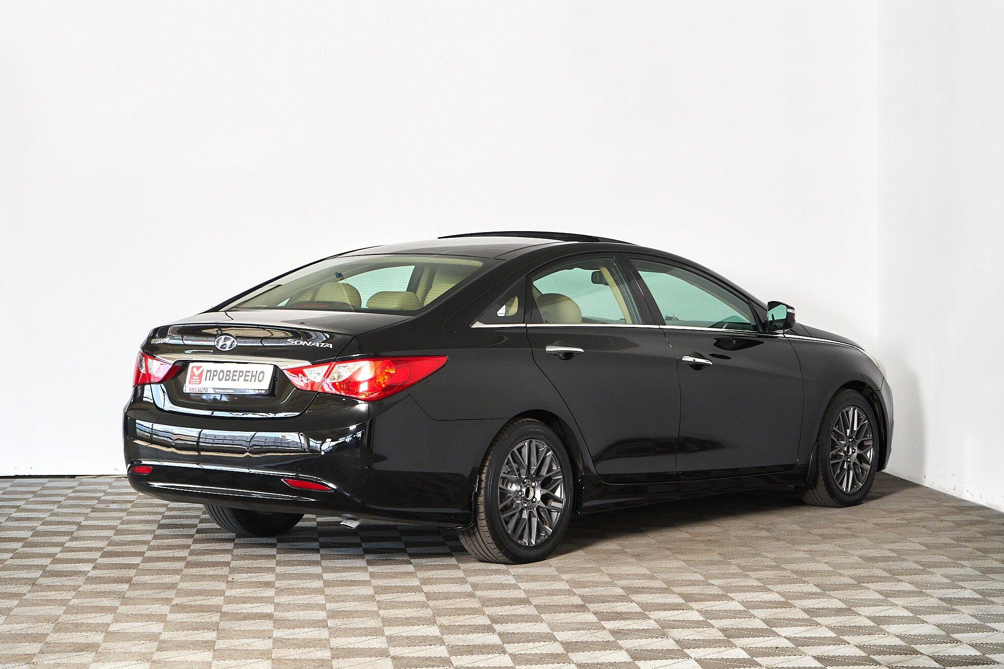 Hyundai Sonata 2012, черный