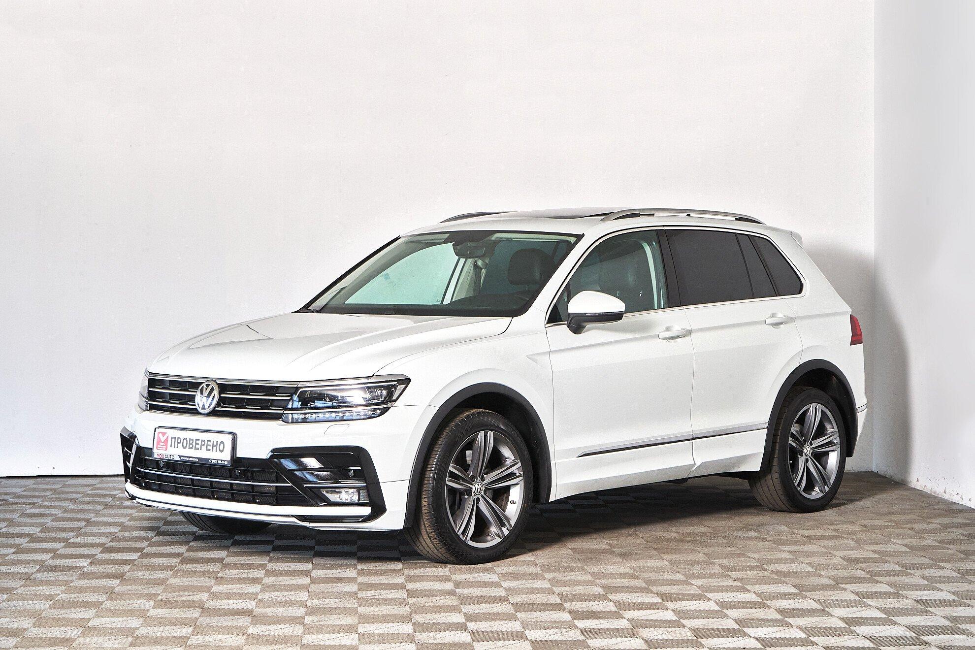 Volkswagen Tiguan 2018, белый