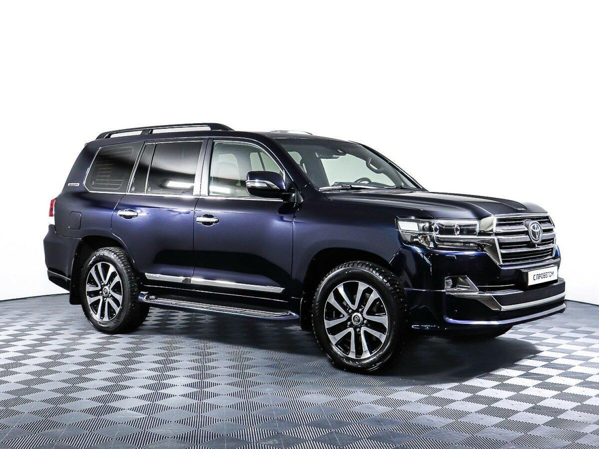 Toyota Land Cruiser 2019, синий
