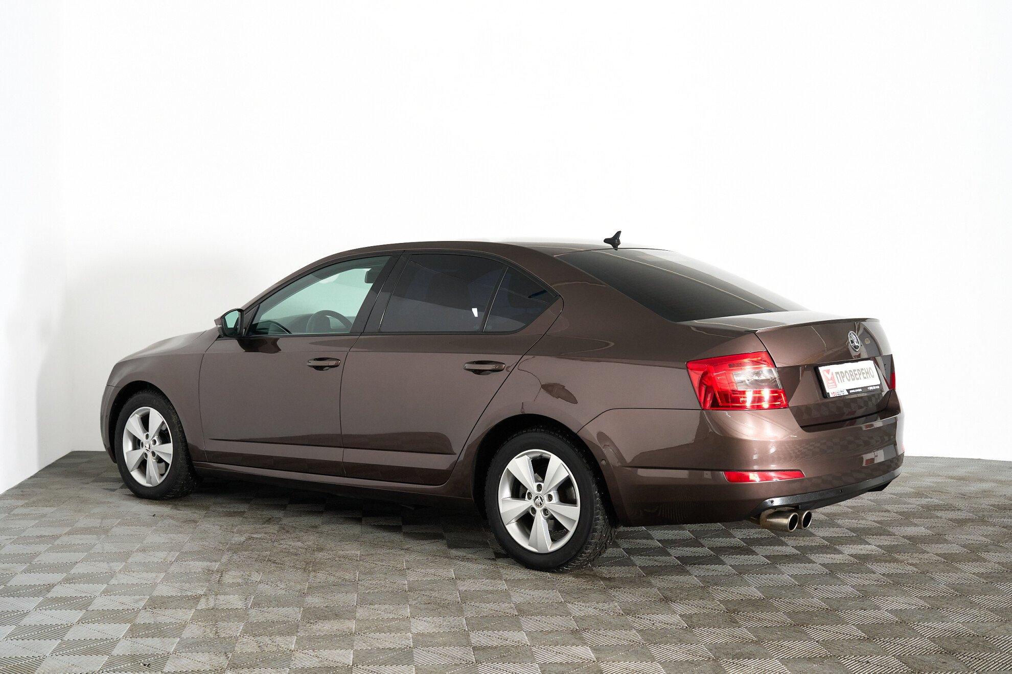 Skoda Octavia 2016, коричневый