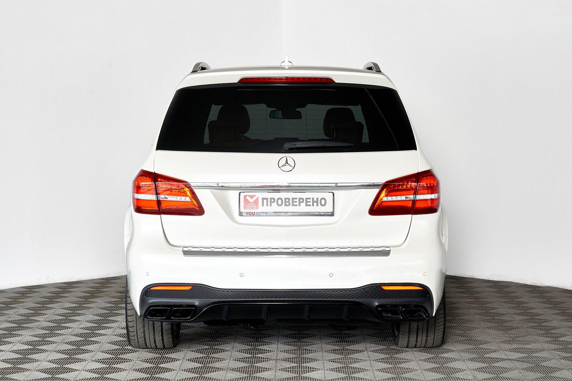 Mercedes-Benz GLS 2016, белый
