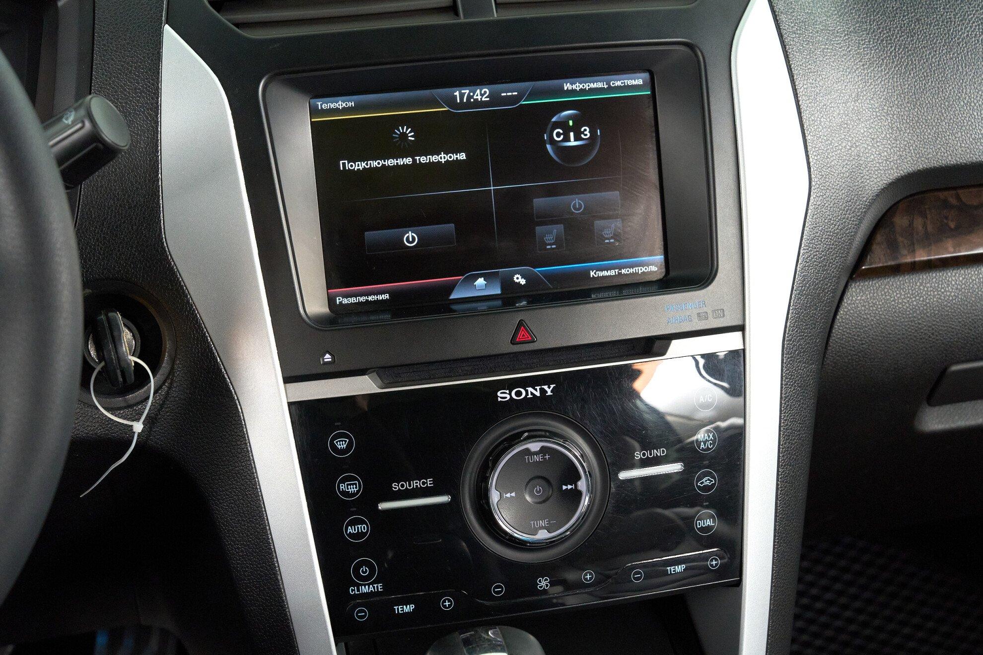 Ford Explorer 2014, черный